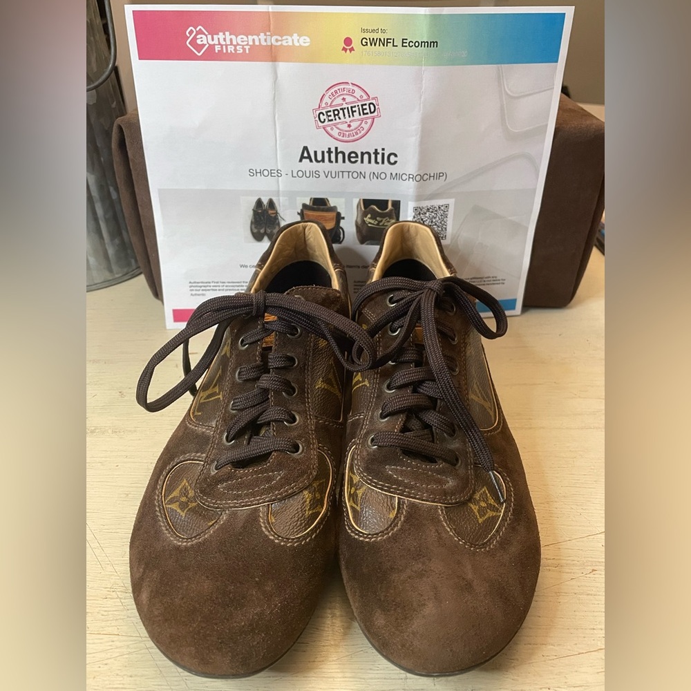 Louis Vuitton Dark Brown Men's Sneakers